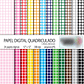 Arquivo Kit Digital Papel Quadriculado  - Thumbnail 1
