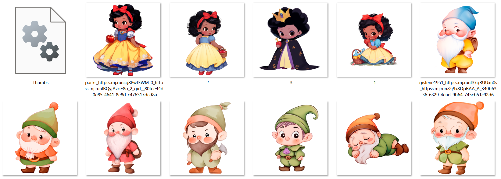 Arquivo Kit Digital branca de Neve  2