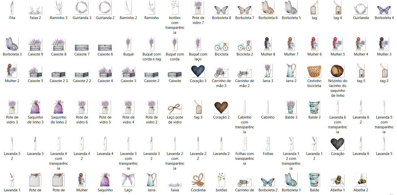 Arquivo Kit Digital Lavanda 2