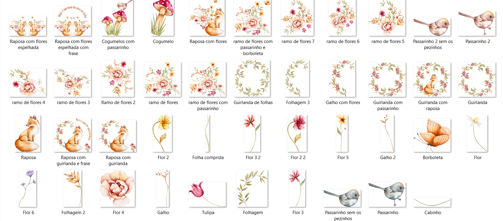 Arquivo Kit Digital Doce Encanto 2