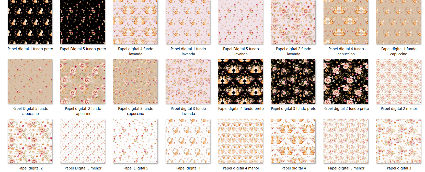 Arquivo Kit Digital Doce Encanto 3