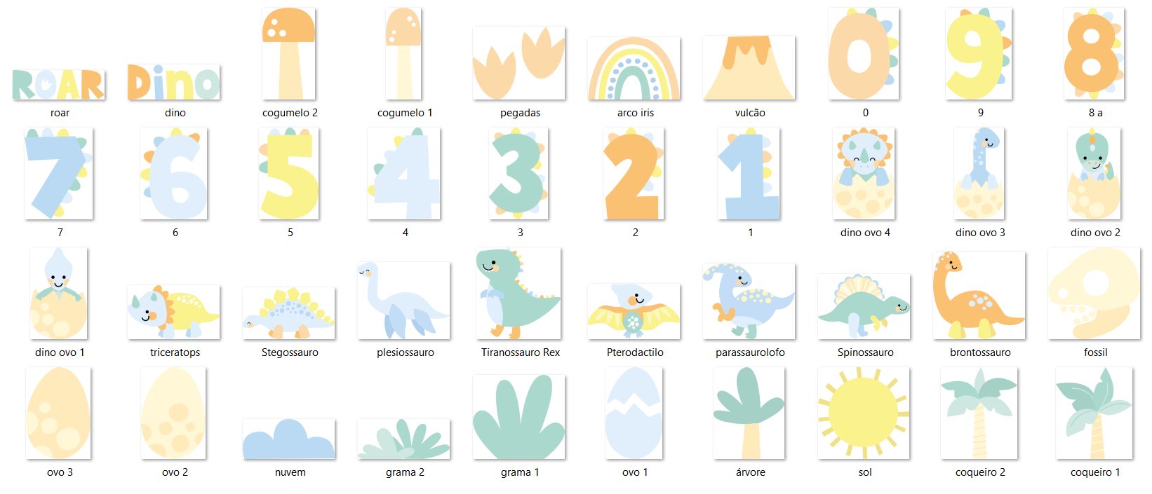 Arquivo Kit Digital Dinossauros 4