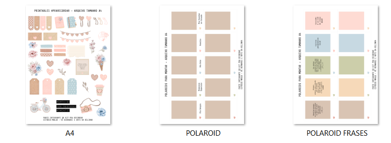 Arquivo Kit Digital Papéis  4