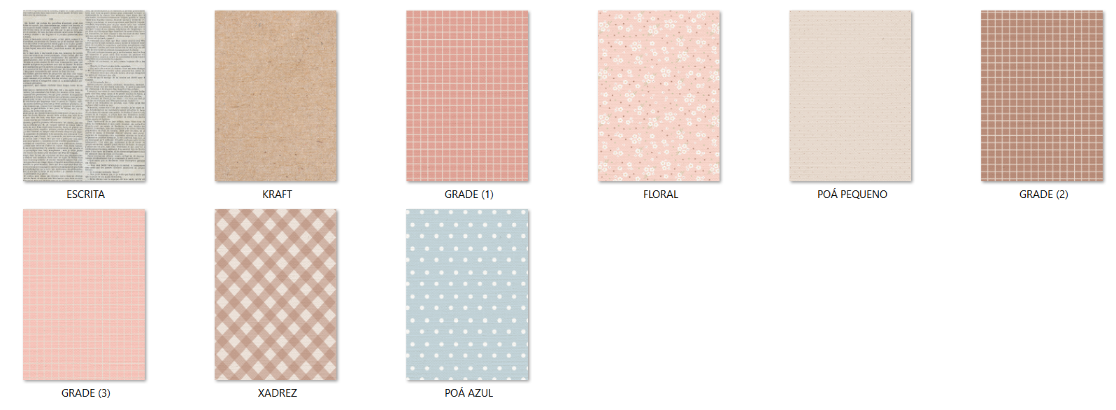 Arquivo Kit Digital Papéis  7