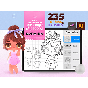 Arquivo Kit Digital Ferramentas de Mascotes