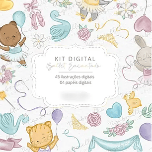 Arquivo Kit Digital Ballet Encantado