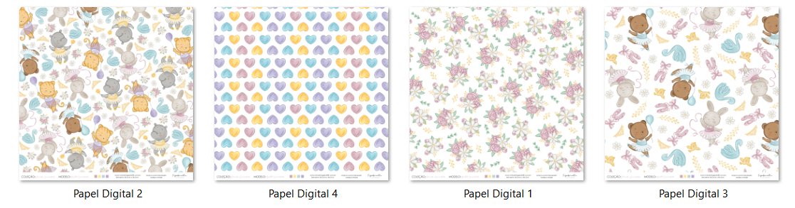 Arquivo Kit Digital Ballet Encantado 3