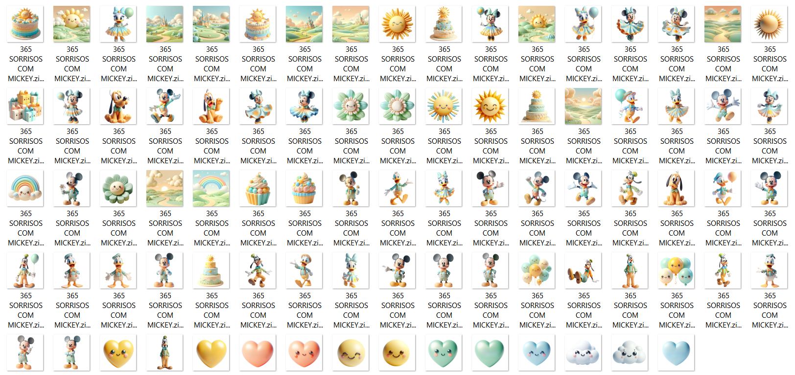 Arquivo Kit Digital 365 Sorrisos com o Mickey 2