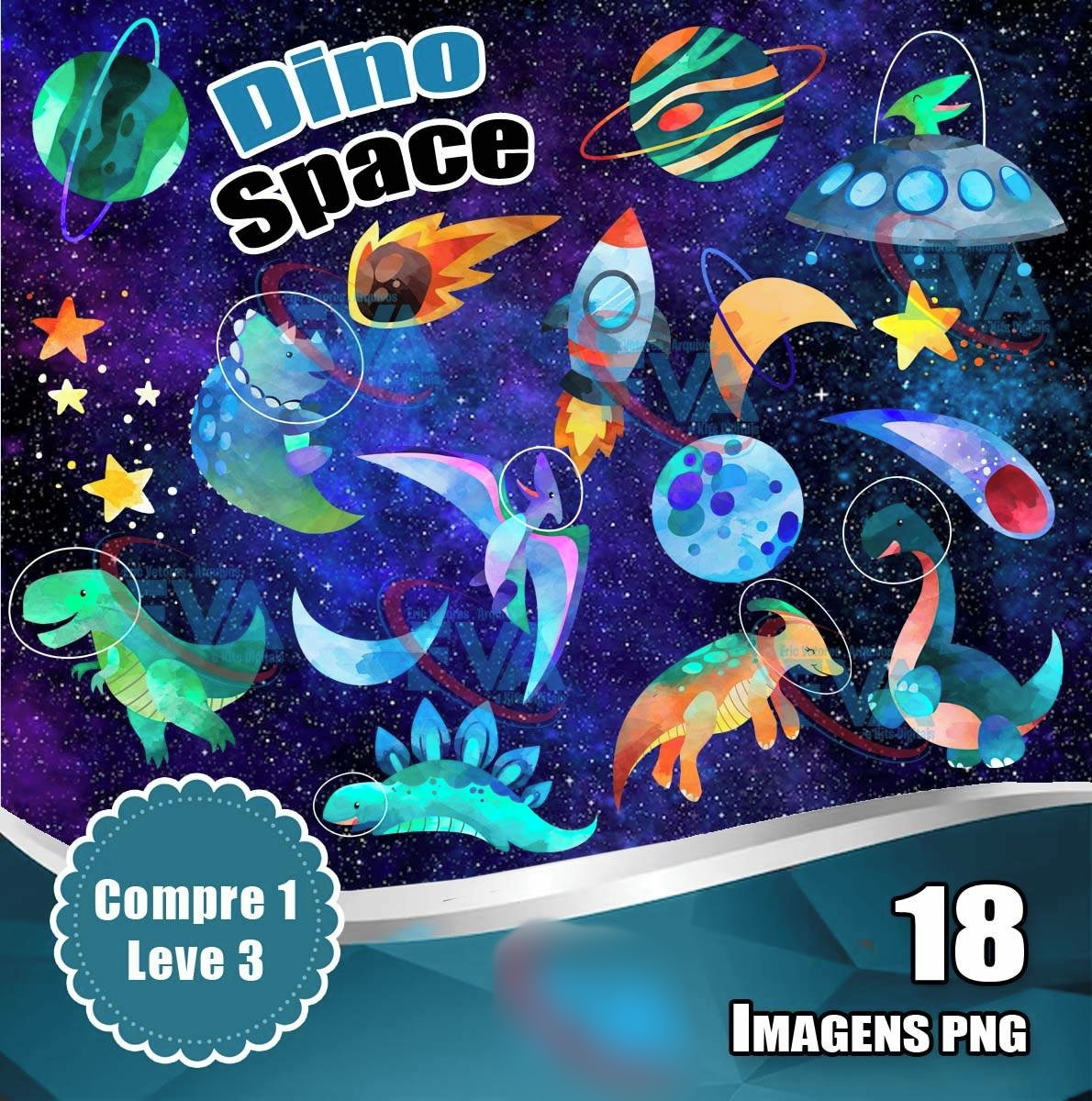 Arquivo Kit Digital Dino Espaço 1