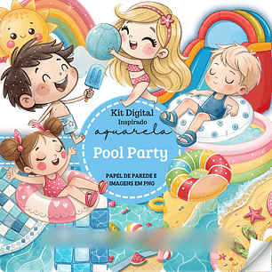 Arquivo Kit Digital Pool Party