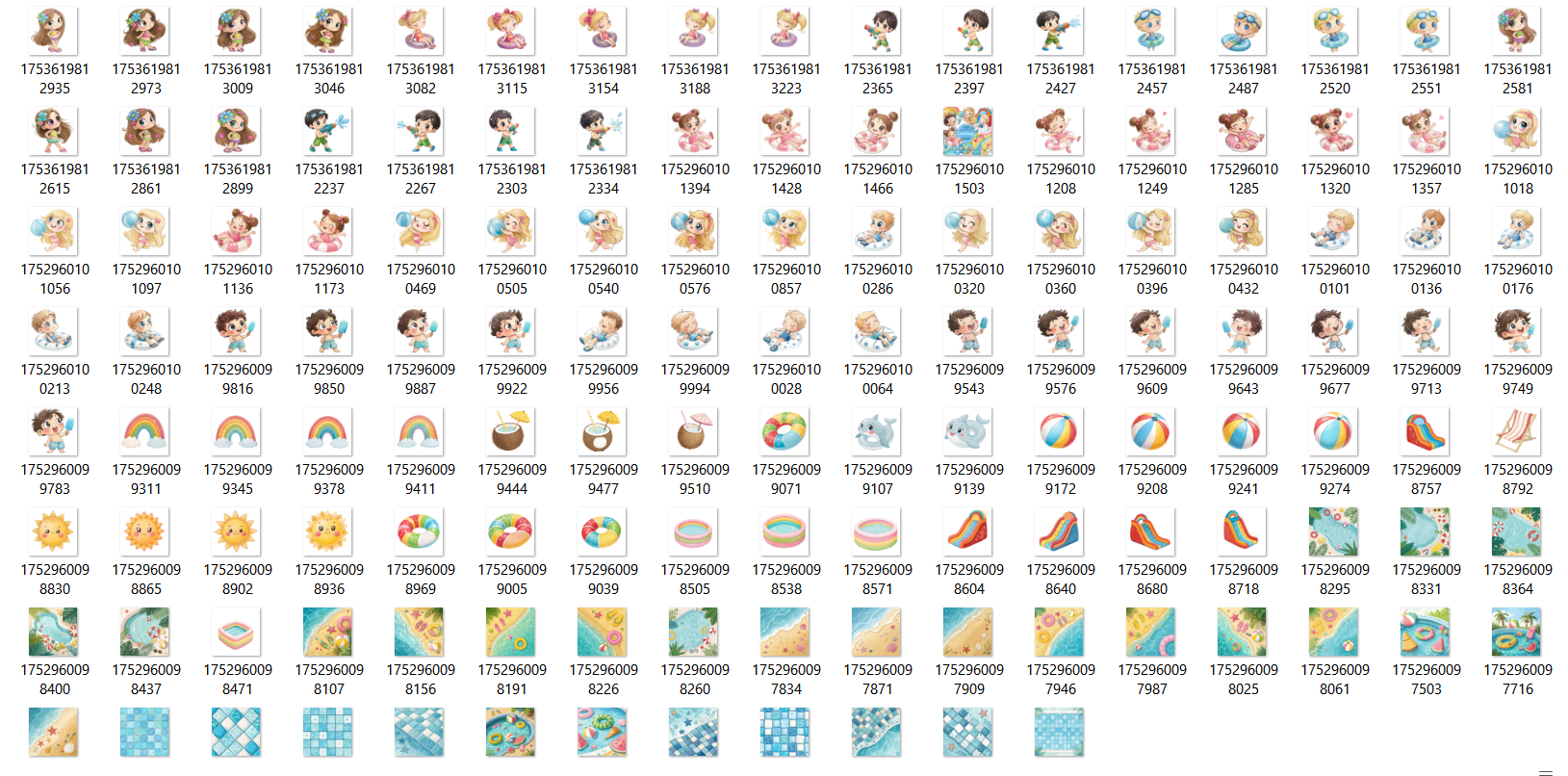 Arquivo Kit Digital Pool Party 2