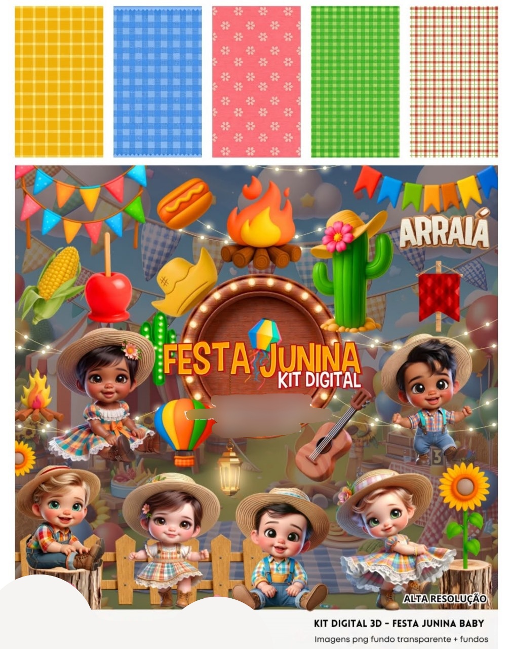 Arquivo Festa Junina Kit Digital  1