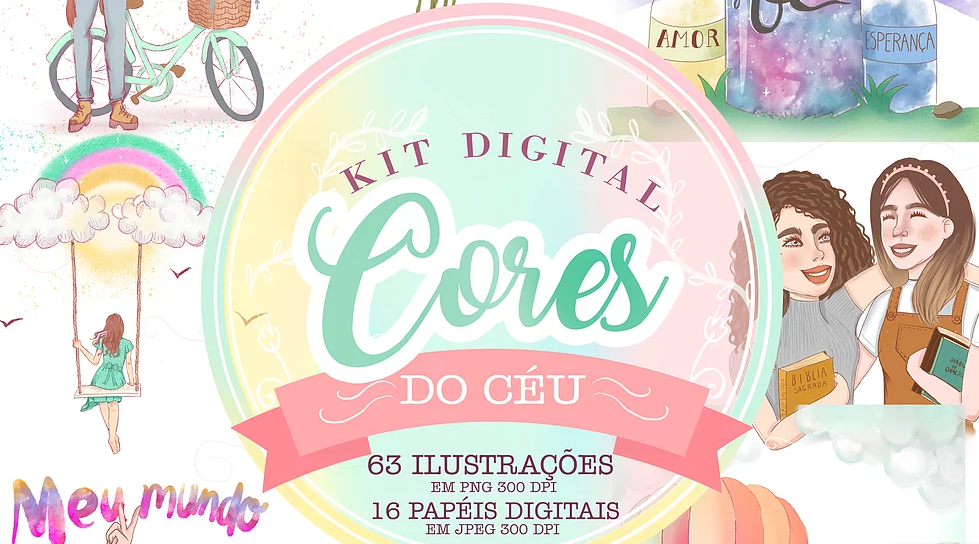 Arquivo Kit Digital Cores do Céu  1