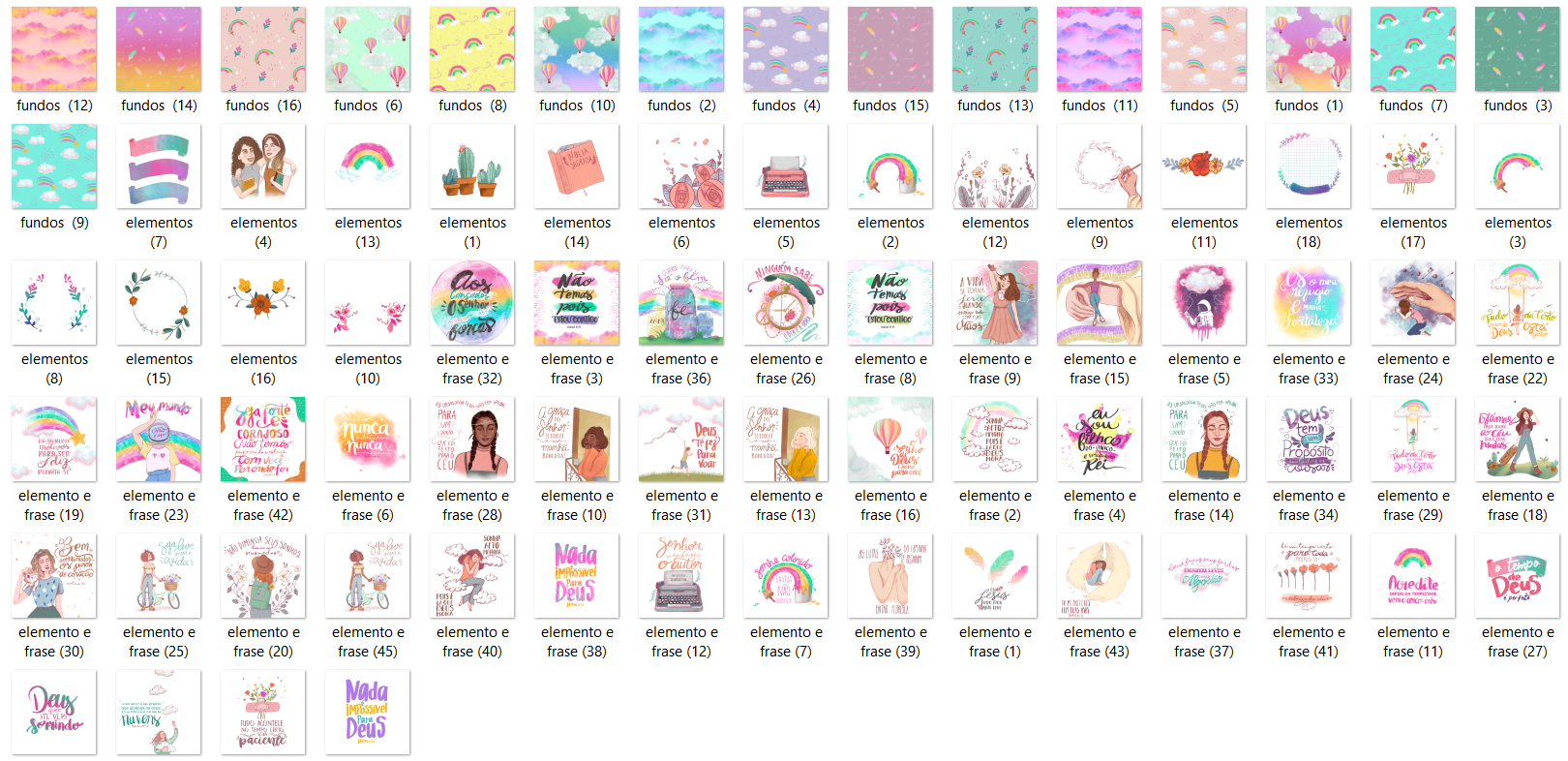 Arquivo Kit Digital Cores do Céu  2