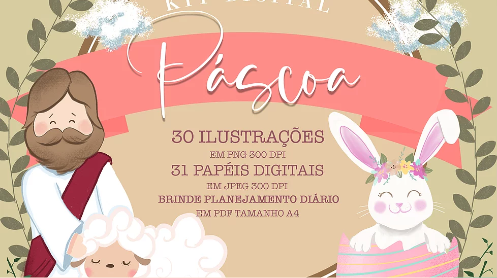 Arquivo Kit Digital Páscoa 1