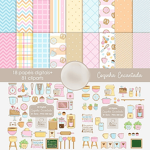 Arquivo Combo Kit Digital Cozinha Encantada