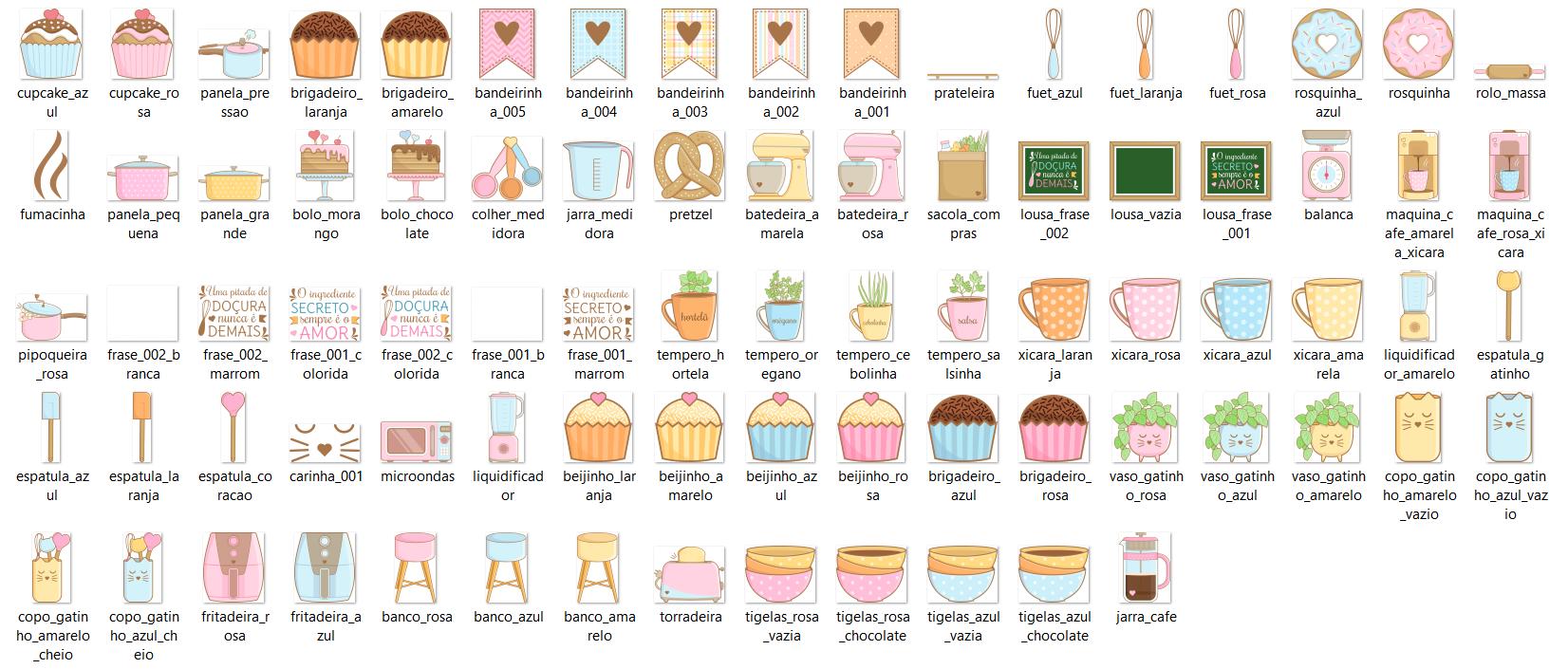 Arquivo Combo Kit Digital Cozinha Encantada 2