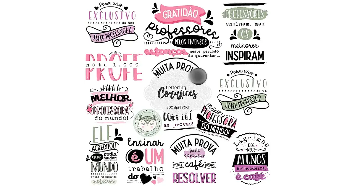 Arquivo Kit Digital Lettering