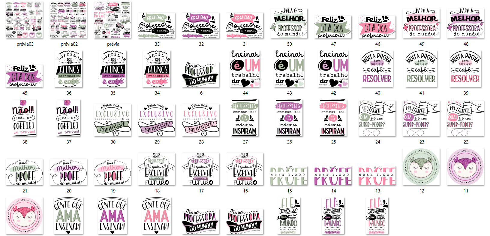 Arquivo Kit Digital Lettering 2