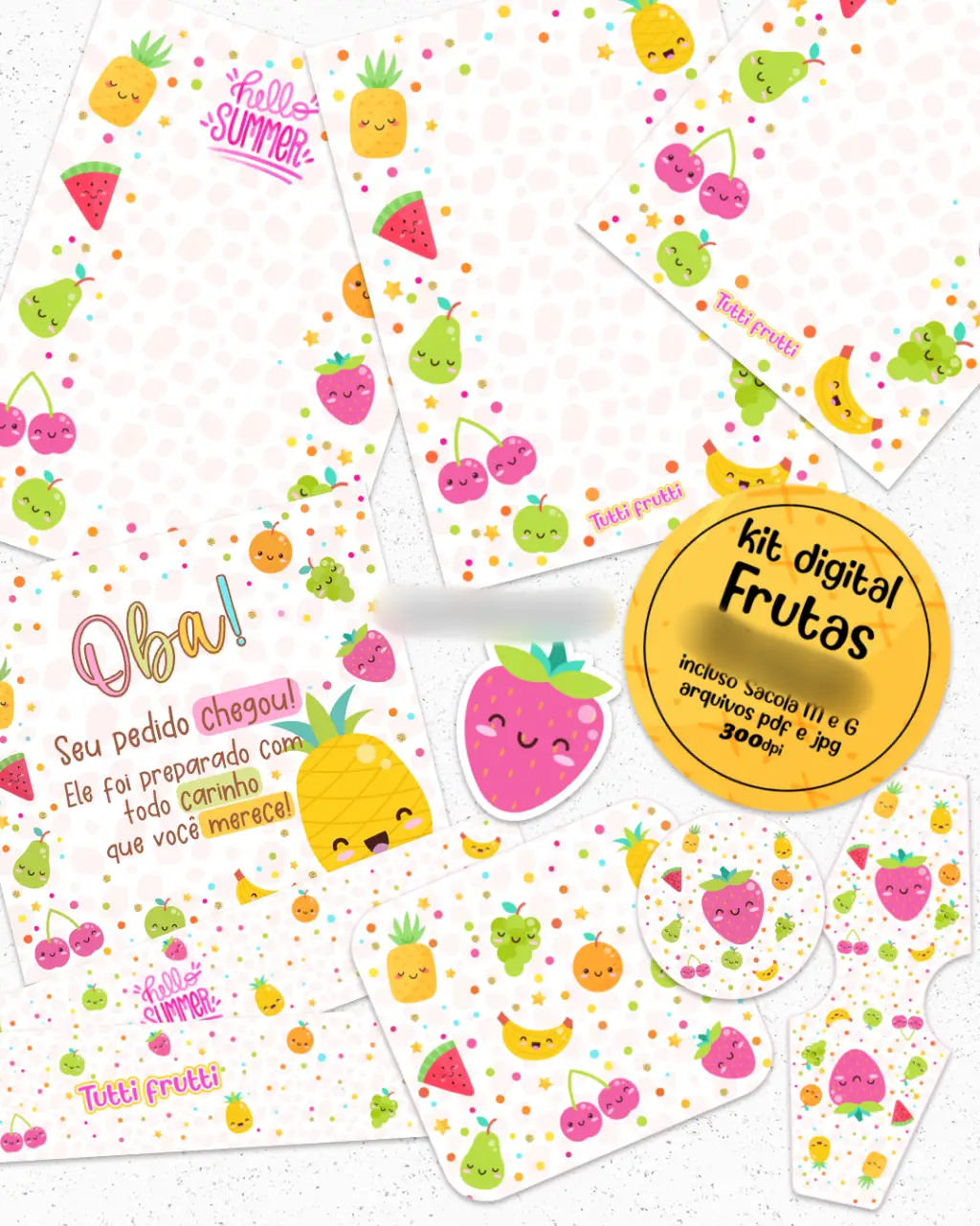 Arquivo Kit Digital Frutinhas 1