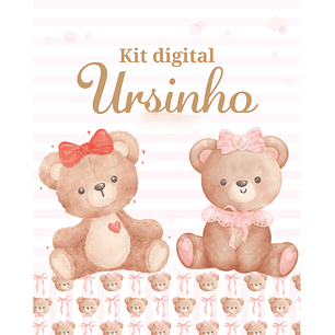 Arquivo Kit Digital Ursinho 