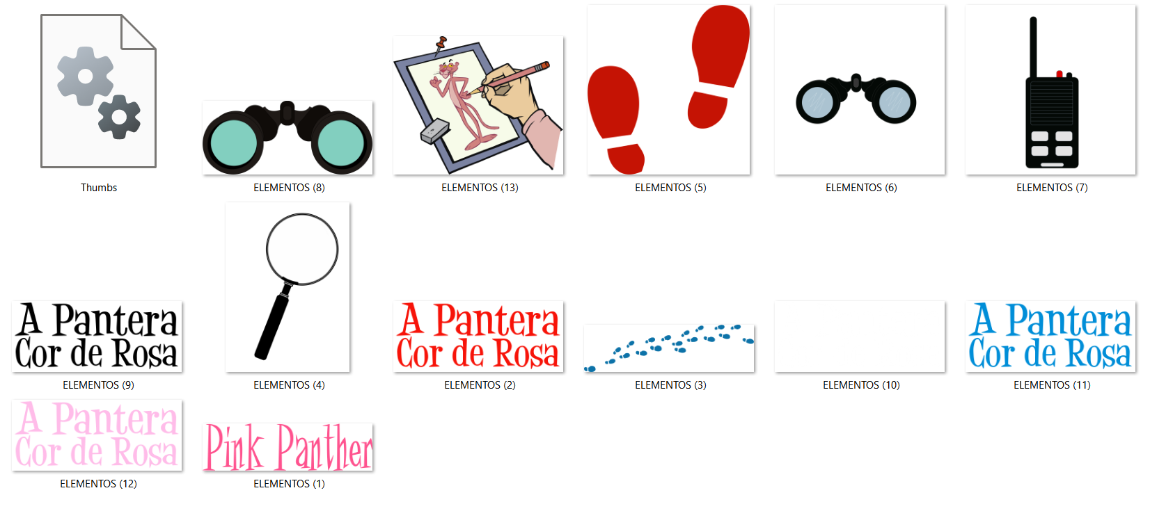 Arquivo Kit Digital a Pantera Cor de Rosa 2