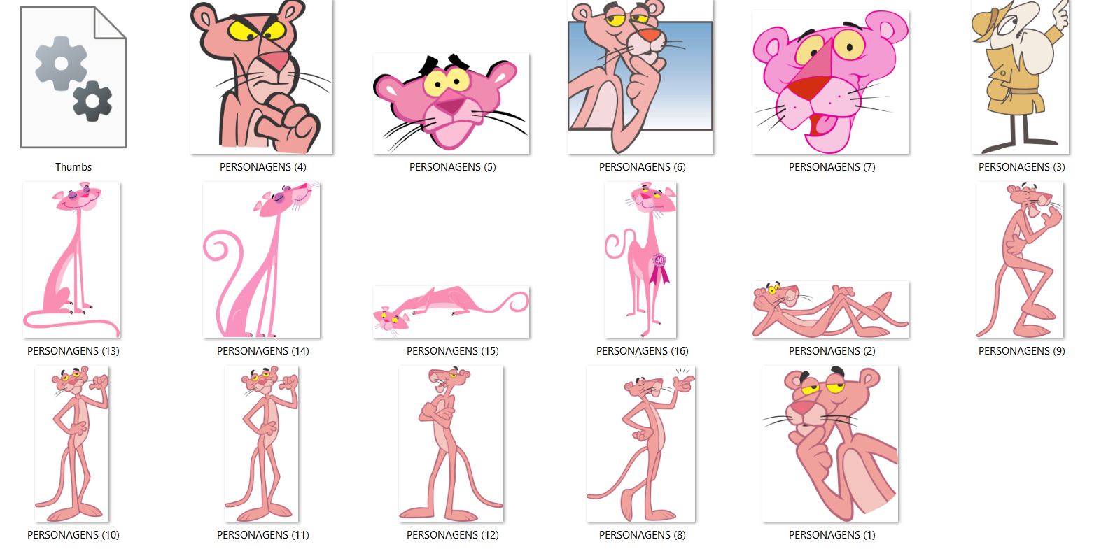 Arquivo Kit Digital a Pantera Cor de Rosa 3