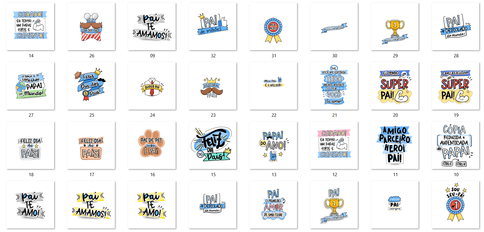 Arquivo Dia dos Pais Kit Digital  6