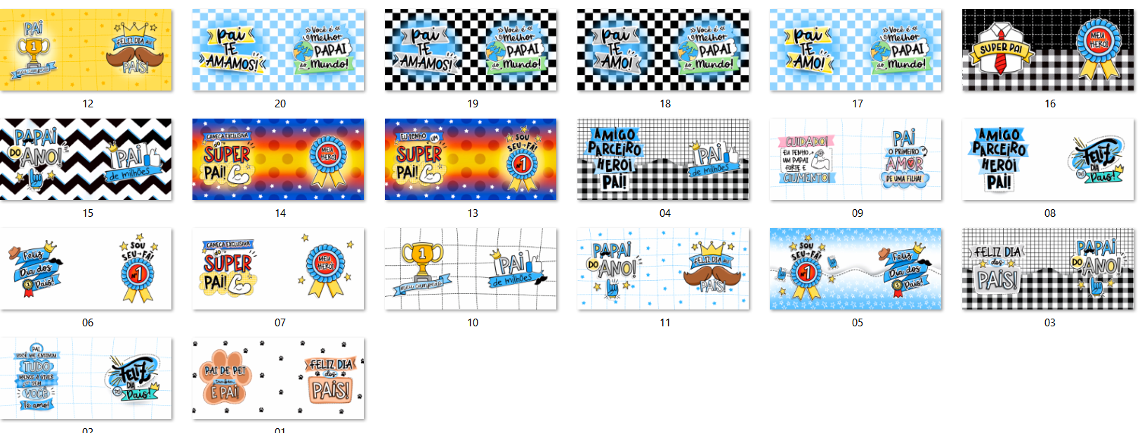 Arquivo Dia dos Pais Kit Digital  7