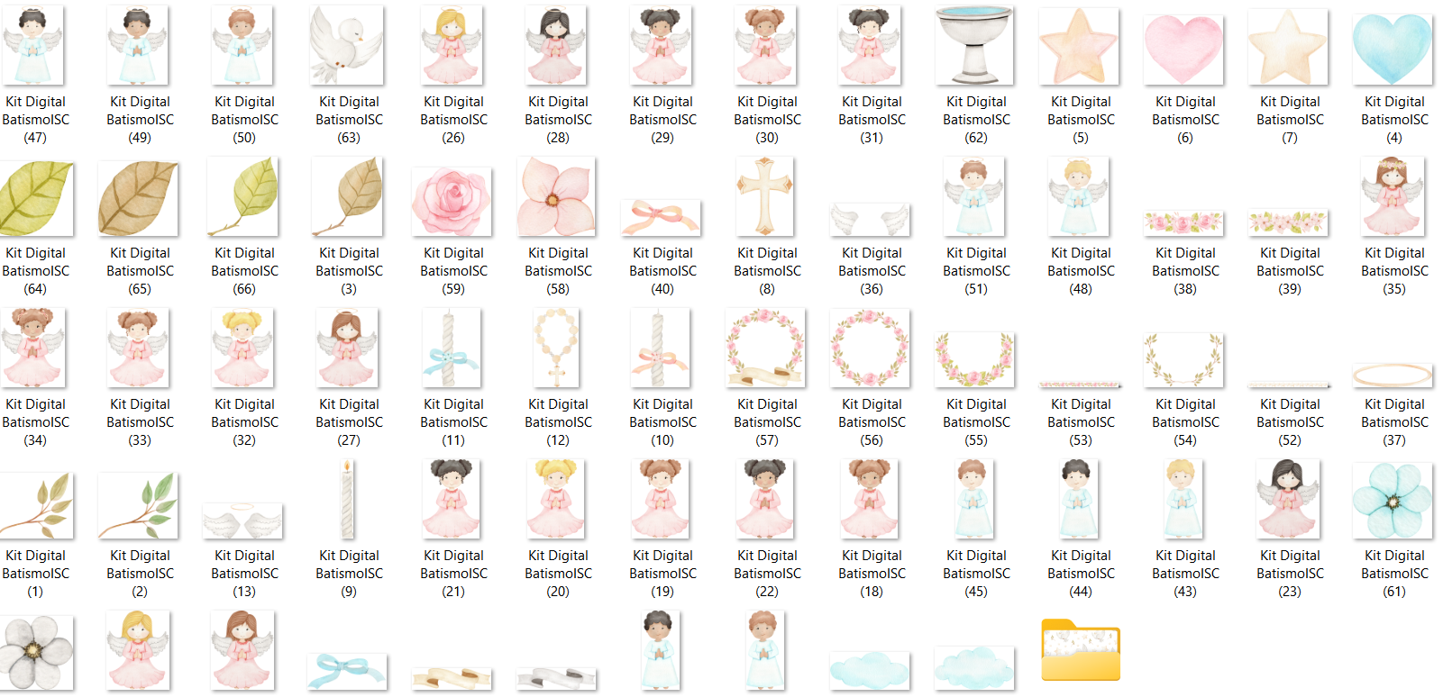 Arquivo Kit Digital Batismo  2