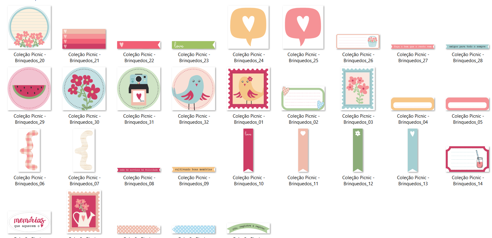 Arquivo Kit Digital Coleção Picnic  2