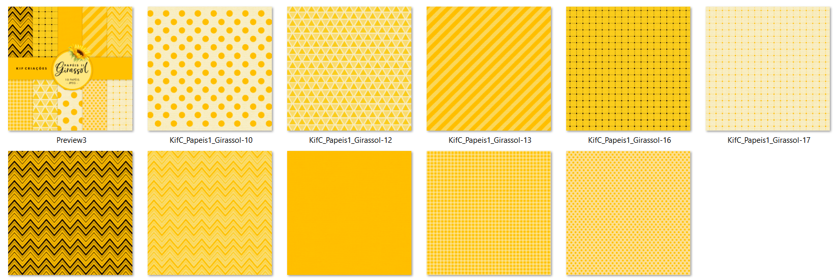 Arquivo Kit Digital Girassol  2