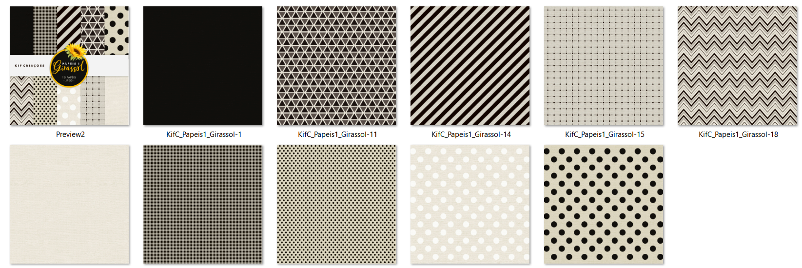 Arquivo Kit Digital Girassol  3