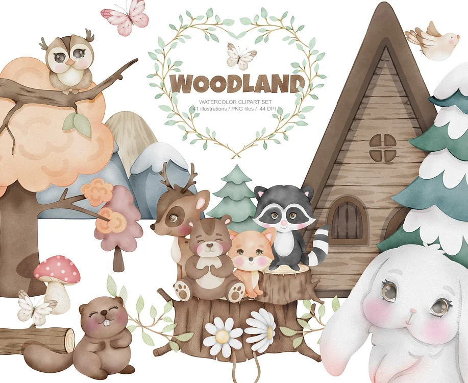 Arquivo Kit Digital Woodland 1