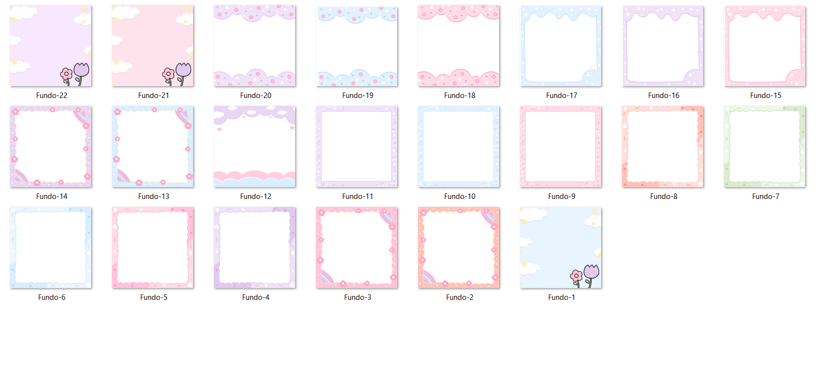 Arquivo Kit Digital Frases Fofas 2