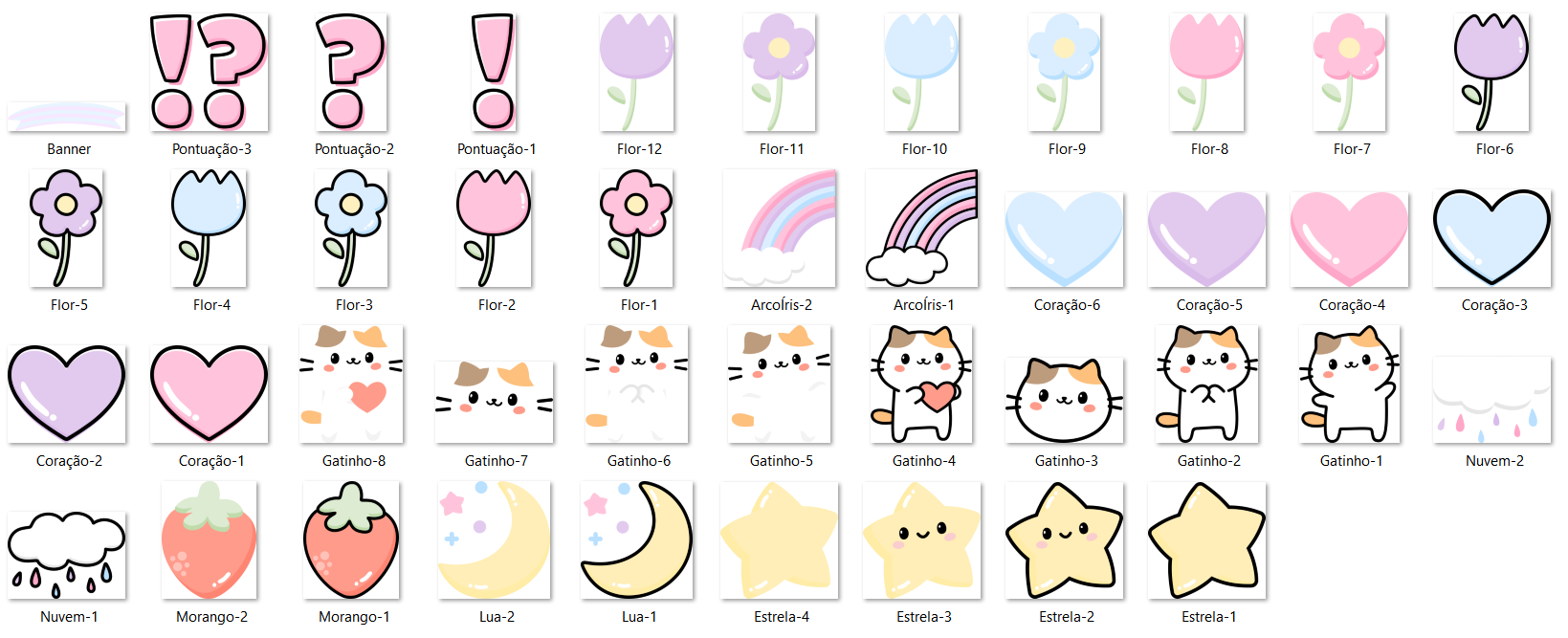 Arquivo Kit Digital Frases Fofas 3