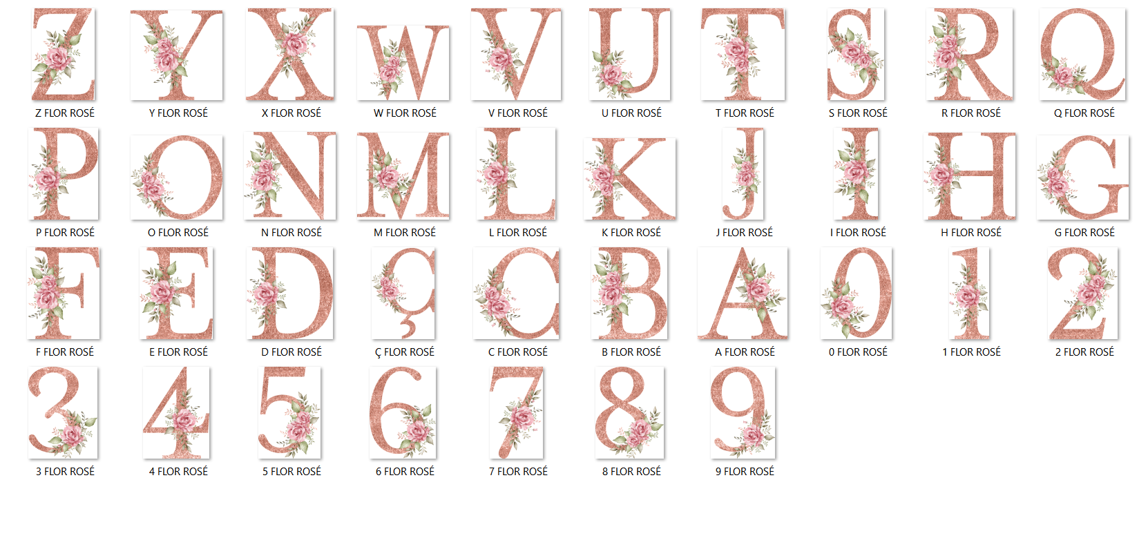 Arquivo Kit Digital Arranjos Florais  3