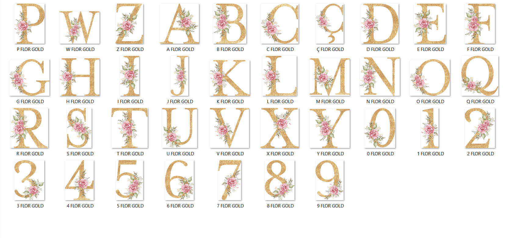 Arquivo Kit Digital Arranjos Florais  5