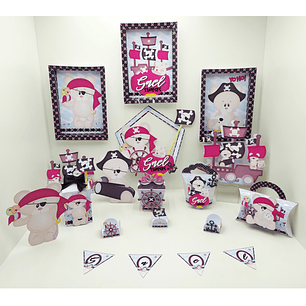 Arquivo de Corte Ursinho Pirata 