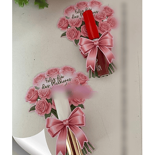 Arquivo Dia da Mulher Buquê Porta Batom