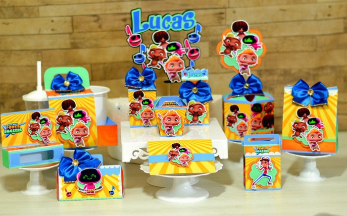 Arquivo de Corte Mini Beats Power Rockers  1