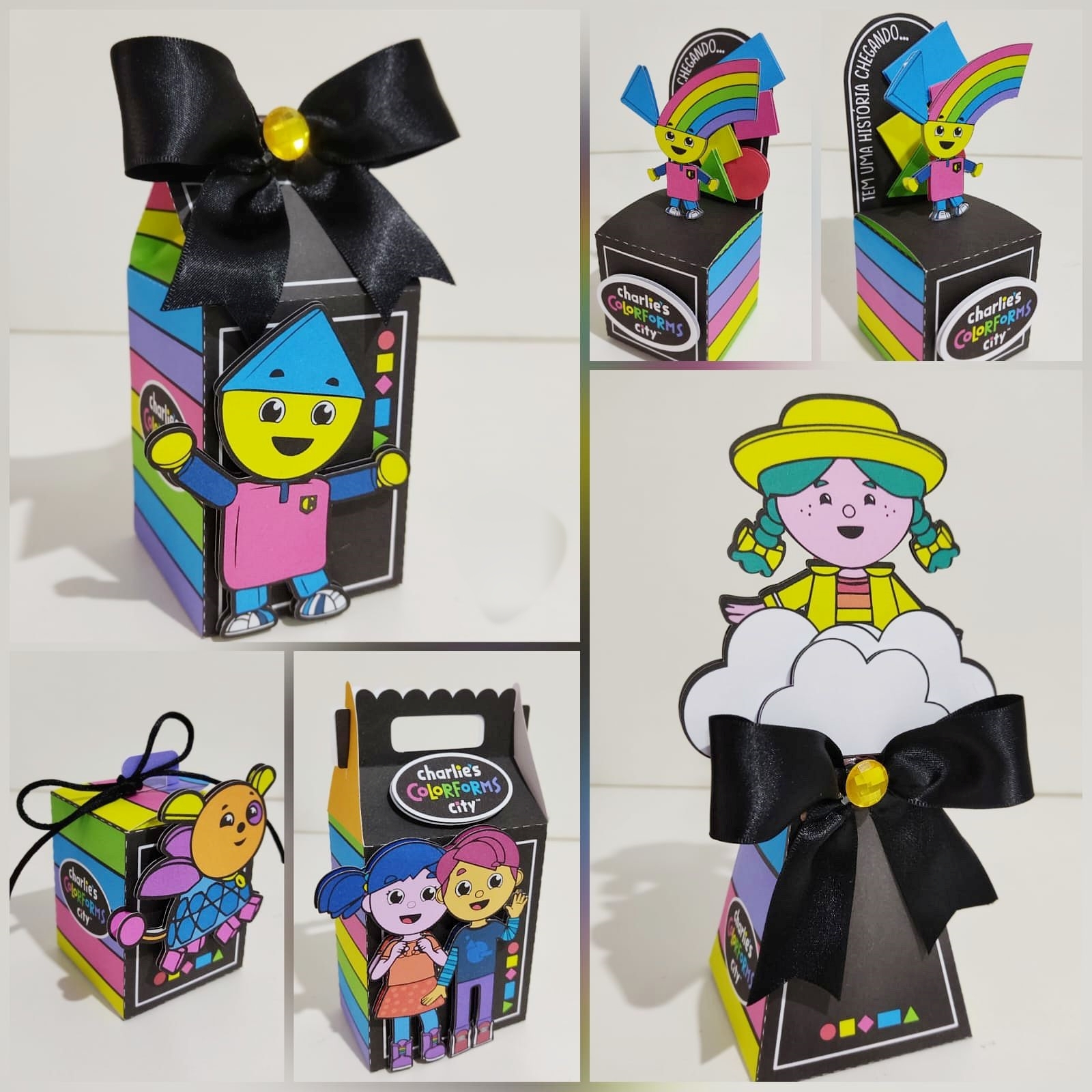 Arquivo de Corte Mundo Colorido de Charlie 1