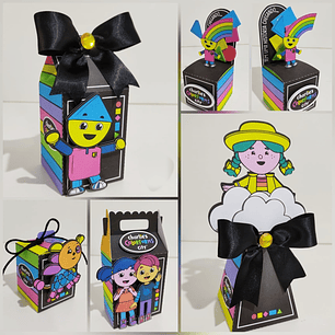 Arquivo de Corte Mundo Colorido de Charlie