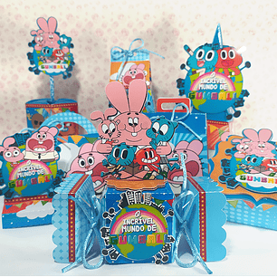 Arquivo de Corte O Incrivel Mundo de Gumball