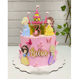 Arquivo Topo de Bolo Princesas Cute
