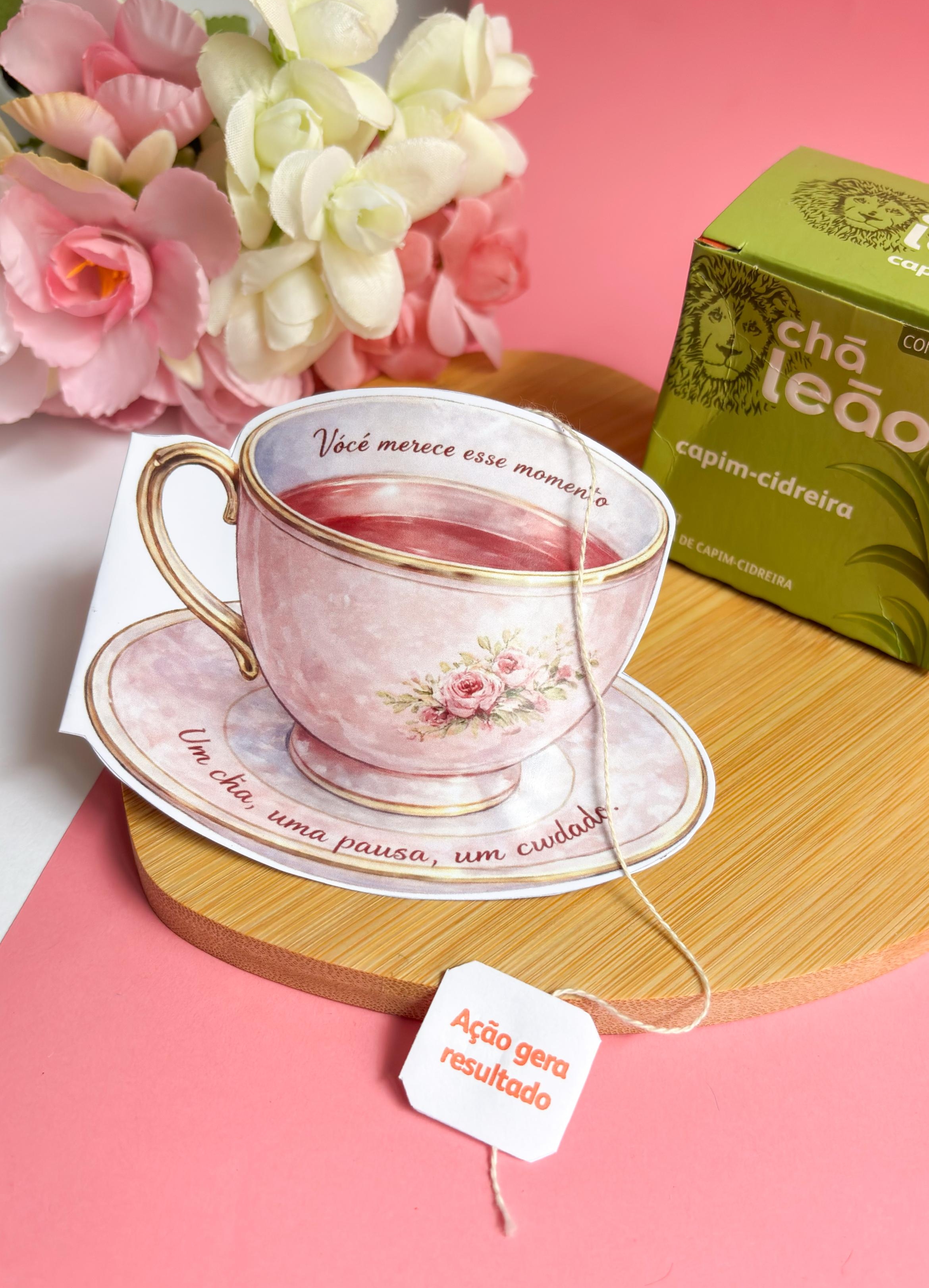 Arquivo Dia da Mulher Card Xícara chá 1