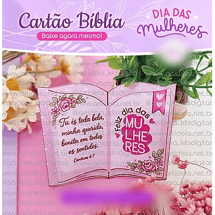 Arquivo Dia da Mulher Cartão Bíblia 