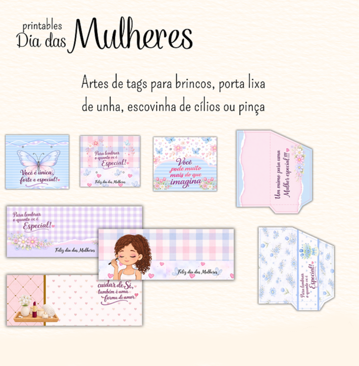 Arquivo Dia da Mulher Combo Printables 3