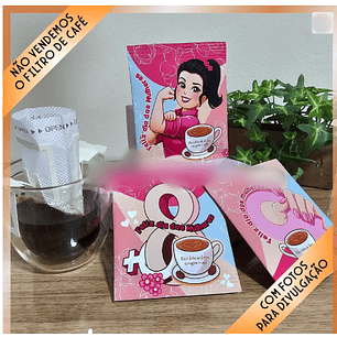 Arquivo Dia da Mulher Card Envelope Café