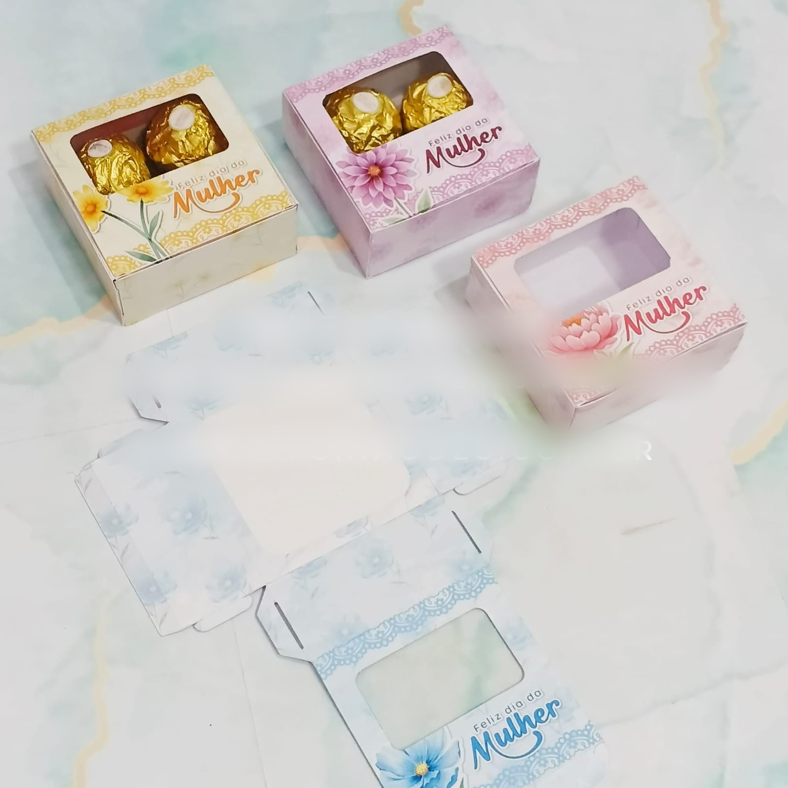 Arquivo Dia da Mulher Card Caixa Brigadeiro  1